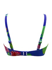 Pour Moi Bright Blue Strapless Free Spirit Bikini Top - Image 4 of 4