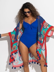 Pour Moi Blue Non Padded Underwired St Kitts Underwired Non Padded Swimsuit - Image 2 of 4