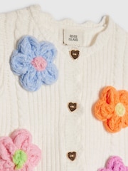 River Island Cream 3D Flower Bloomer Set - Image 4 of 5