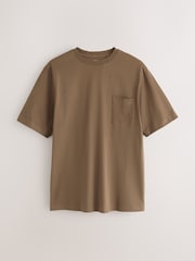 Brown/Green/Pink Pure Cotton Jersey Short Sleeve Pyjamas Set 3 Pack - Image 2 of 10