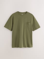 Brown/Green/Pink Pure Cotton Jersey Short Sleeve Pyjamas Set 3 Pack - Image 3 of 10