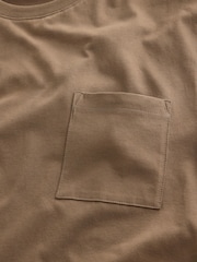 Brown/Green/Pink Pure Cotton Jersey Short Sleeve Pyjamas Set 3 Pack - Image 9 of 10