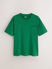 Green/Navy Short Sleeve Jersey Pyjamas Set - Image 10 of 12