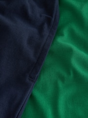 Green/Navy Short Sleeve Jersey Pyjamas Set - Image 12 of 12