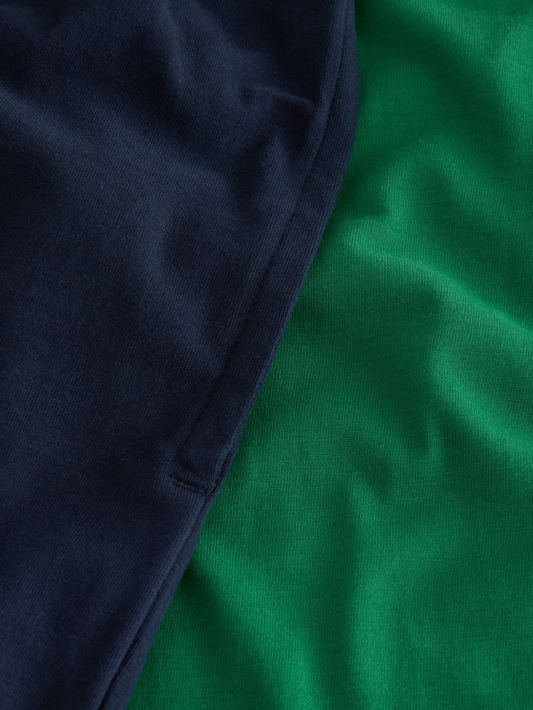 Green/Navy Short Sleeve Jersey Pyjamas Set - Image 12 of 12