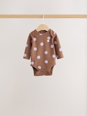 Leuchtende Punkte - Langärmlige Baby-Bodys im 5er-Pack - Bild 4 von 13