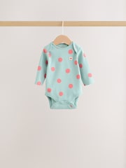 Leuchtende Punkte - Langärmlige Baby-Bodys im 5er-Pack - Bild 5 von 13