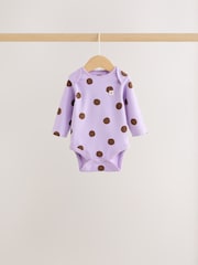 Leuchtende Punkte - Langärmlige Baby-Bodys im 5er-Pack - Bild 6 von 13