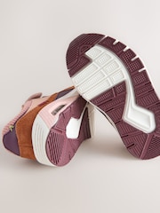 Multi Pink Touch Fastening Elastic Lace Bubble Trainers - Image 5 of 5