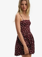 Superdry Red Corset Cami Mini Dress - Image 2 of 8
