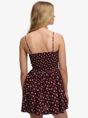 Superdry Red Corset Cami Mini Dress - Image 3 of 8
