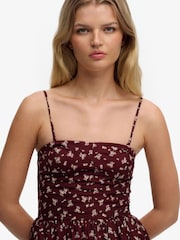 Superdry Red Corset Cami Mini Dress - Image 4 of 8