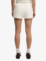 Superdry Cream Heritage Terry Shorts - Image 2 of 5