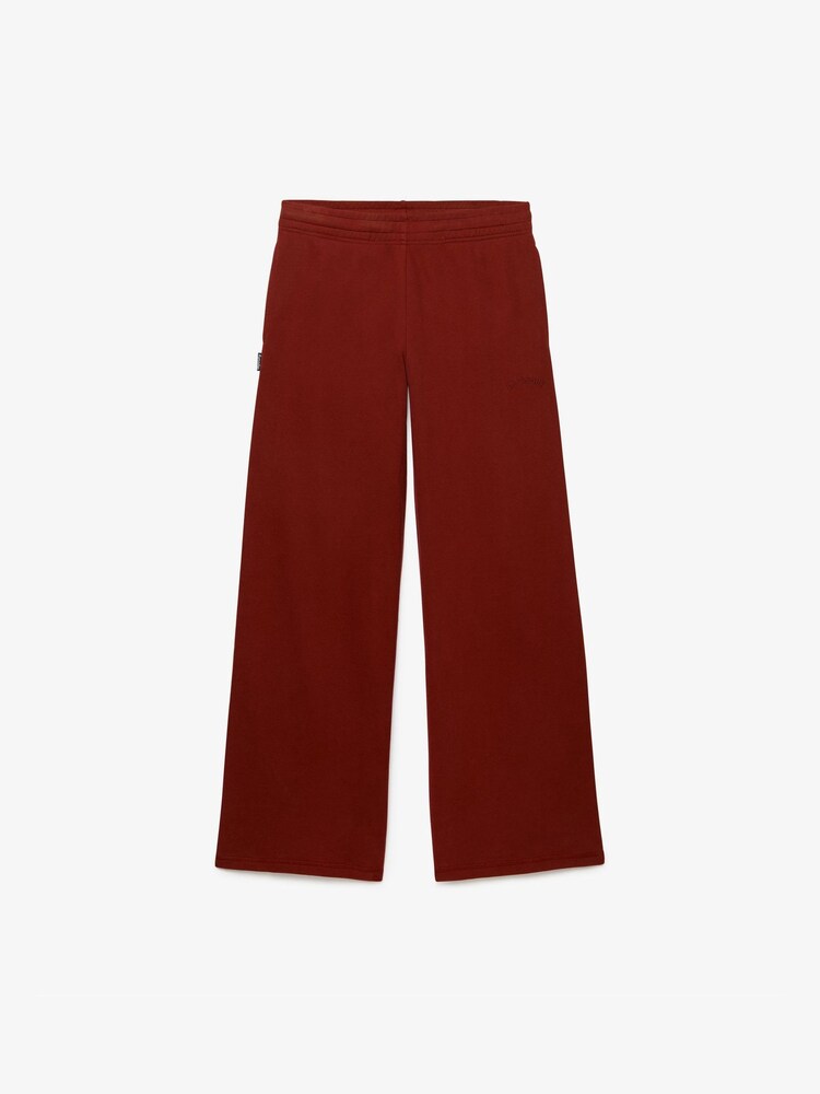 Superdry Red Essential Logo Wide Leg Joggers - Image 1 of 2