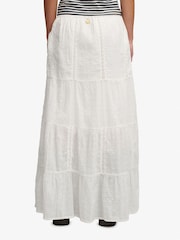 Superdry White Tiered Maxi Skirt - Image 5 of 7