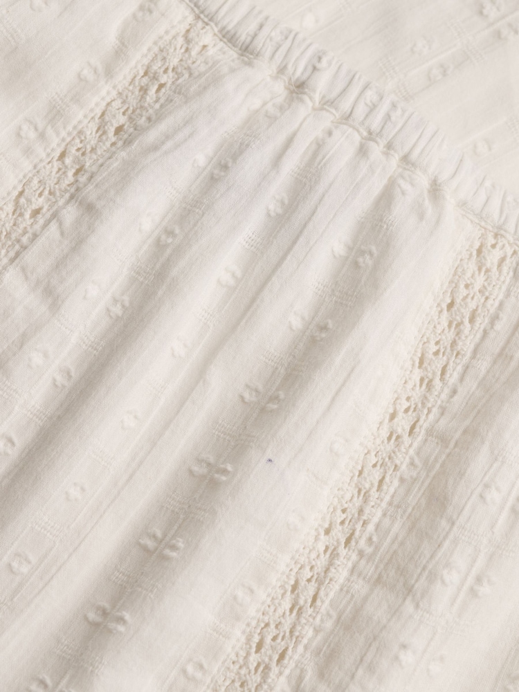 Superdry White Tiered Maxi Skirt - Image 7 of 7 Superdry White Tiered Maxi Skirt - Image 7 of 7