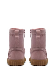 Clarks Pink Cove Spirit Dusty Suede Toddler Boots - Image 5 of 6