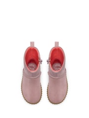 Clarks Pink Cove Spirit Dusty Suede Toddler Boots - Image 6 of 6