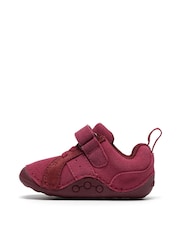 Clarks Red Pre Walker Tiny Park Toddler Shoes - Image 2 of 6