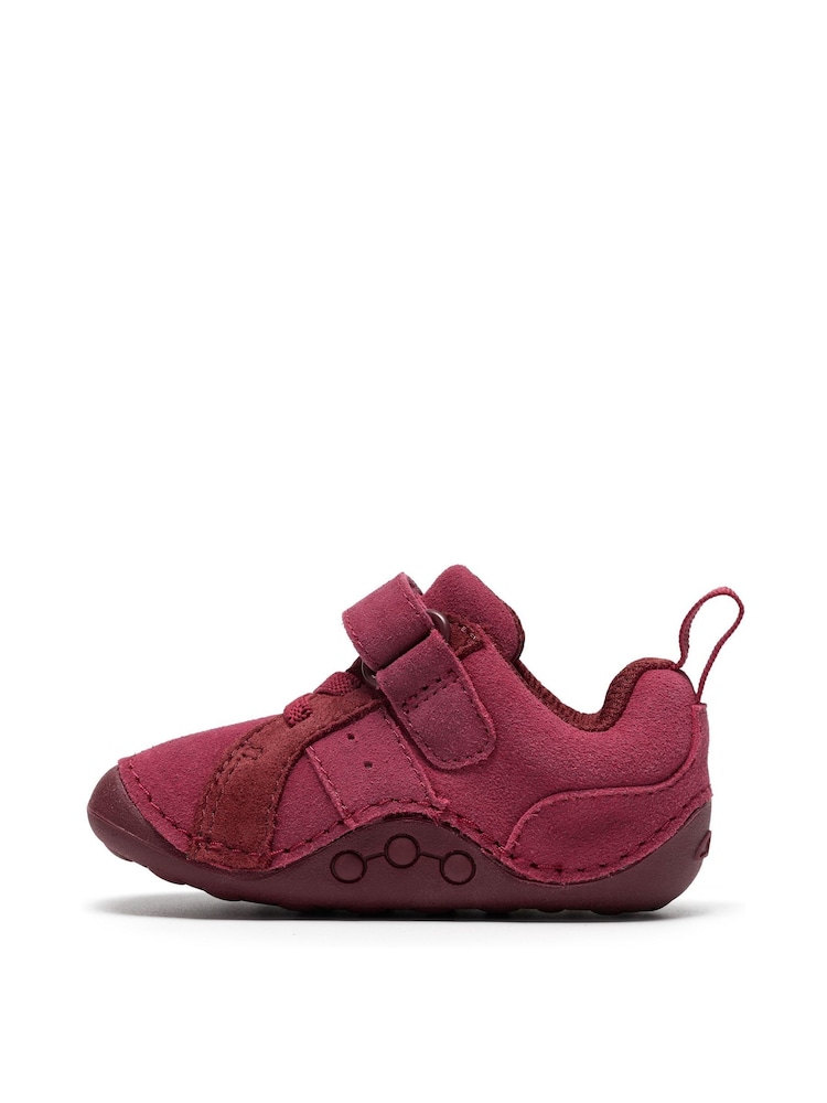 Clarks Red Pre Walker Tiny Park Toddler Shoes - Image 2 of 6 Clarks Red Pre Walker Tiny Park Toddler Shoes - Image 2 of 6