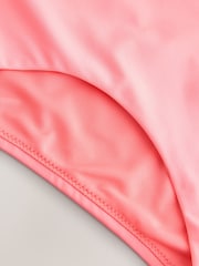 Pink - បាតជើងប៊ីគីនីខ្ពស់។ - រូបភាព 6 នៃ 6