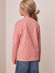 Pink Spot Horse Long Sleeve Top (3-16yrs) - Image 3 of 4