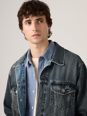 Levi's® Black Relaxed Trucker Jacket - Image 3 of 6