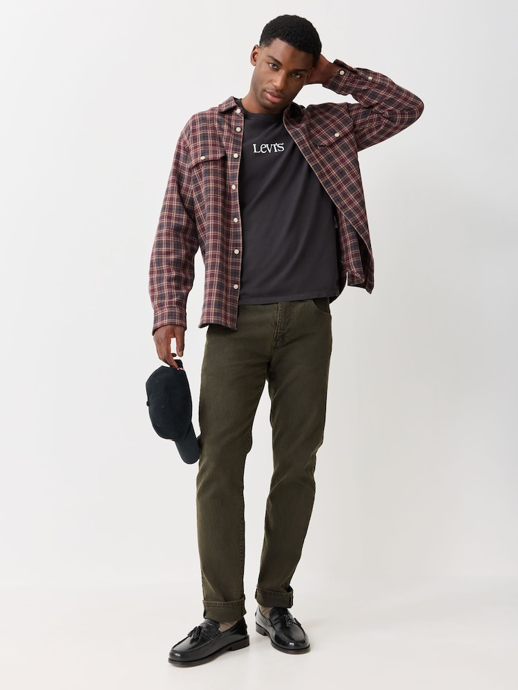 Levi's® Khaki Green 502® Taper Jeans - Image 1 of 6