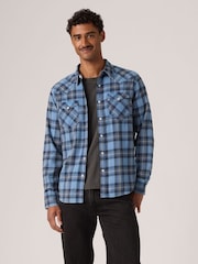 Levi's® Blue Classic Western Denim Shirt - Image 1 of 5