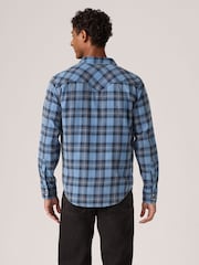 Levi's® Blue Classic Western Denim Shirt - Image 2 of 5
