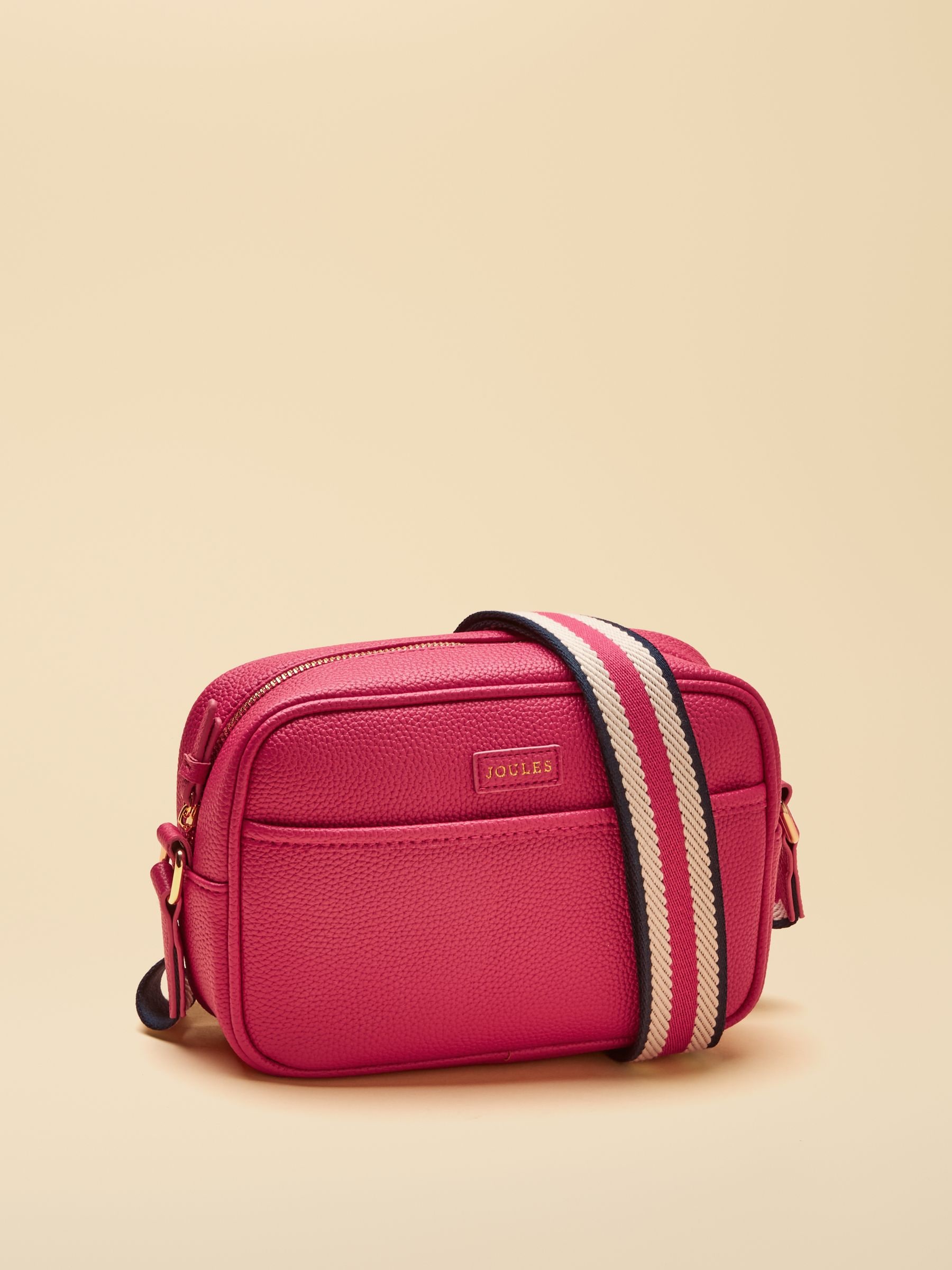 Buy Joules Trent Hot Pink Cross Body Bag with Adjustable Thick