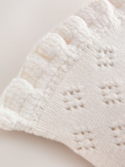 화이트 니트 - Frill Baby Hat - 3의 이미지 3