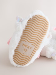 白色獨角獸 - 3D Slippers - 圖片 5/5
