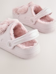 Schleife, Pink - Fur Lined Slipper Clogs - Bild 5 von 5