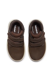 Timberland Brown Toddle Tracks Mid Hook & Loop Boots - Image 6 of 8