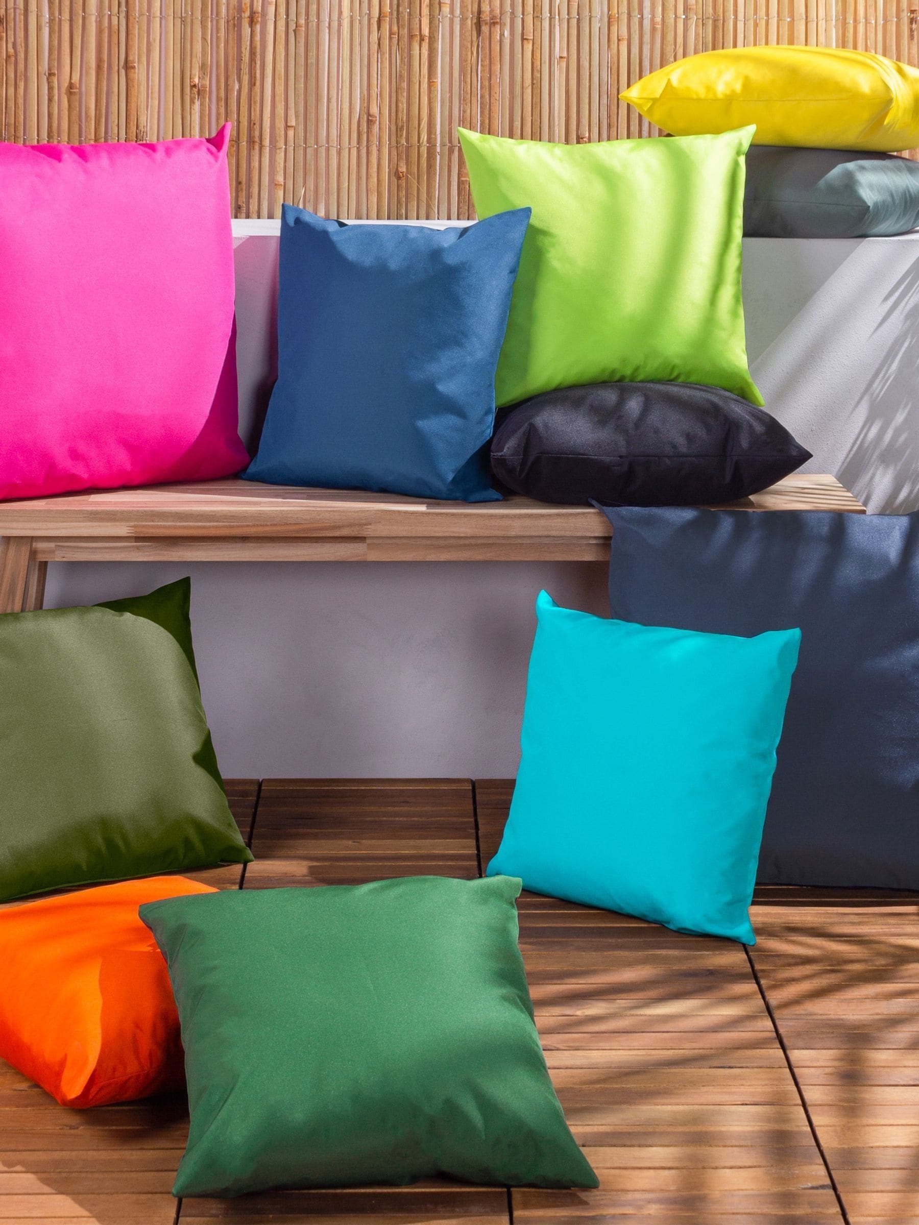 Buy Furn Navy Wrap Outdoor Cushion from Next USA