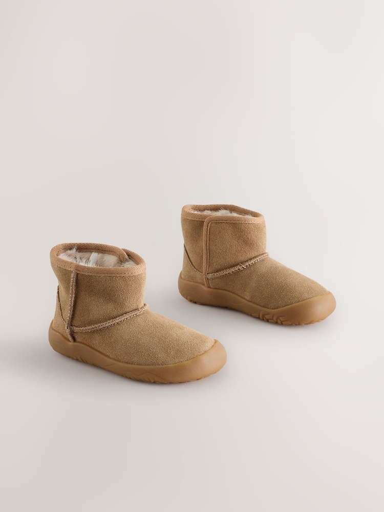 Maro-arămiu Maro - Barefoot Water Repellent Suede Pull On Boots - Imaginea 1 din 5