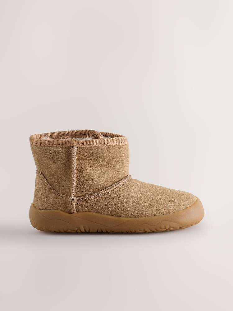 Maro-arămiu Maro - Barefoot Water Repellent Suede Pull On Boots - Imaginea 2 din 5