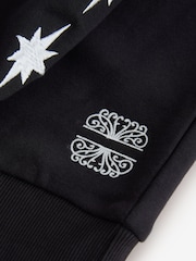 Never Fully Dressed Black Embroidered Print Crew Neck Sweatshirt - Image 5 of 6