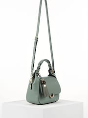 Zelená - Luella Grey Diana Top Handle Crossbody taška - Obrázek 6 z 7