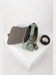 Zelená - Luella Grey Diana Top Handle Crossbody taška - Obrázek 7 z 7