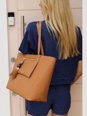 Luella Grey Cindy Casual Tote Bag With Laptop Pouch - Image 2 of 9