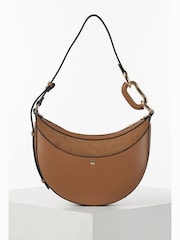 Qəhvəyi - Luella Grey Hester Çiyin Çantası - 8şəkildən 6 şəkil