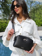 Noir - Luella Grey Sian Camera Cross-Body Bag - Image 1 sur 6