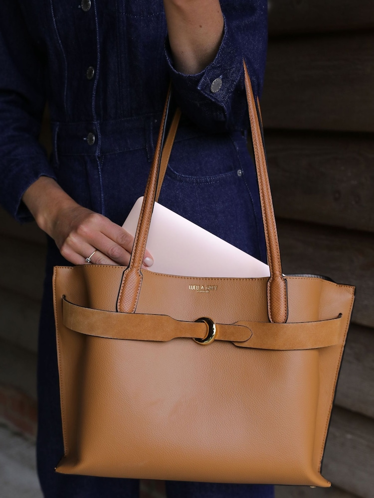 Luella Grey Connie Laptop Tote Bag - Image 1 of 7 Luella Grey Connie Laptop Tote Bag - Image 1 of 7