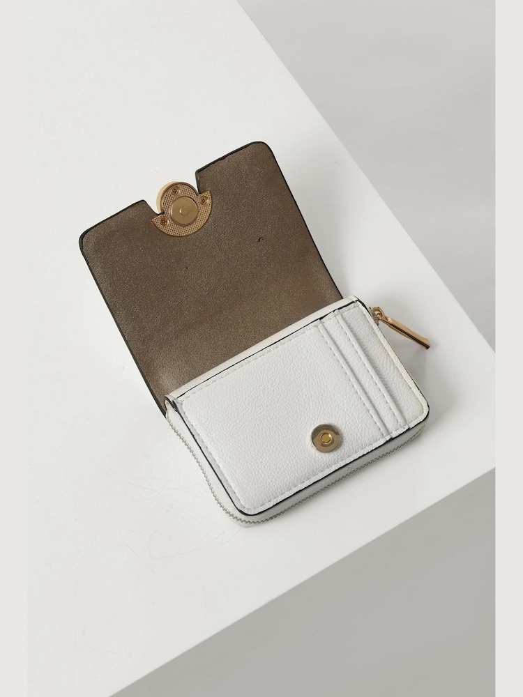 Luella Grey White Erin Small Purse - Image 4 of 4 Luella Grey White Erin Small Purse - Image 4 of 4