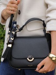 Qara - Luella Grey Diana Üst Dəstəkli Çarpaz Bədən Çantası - 8şəkildən 1 şəkil