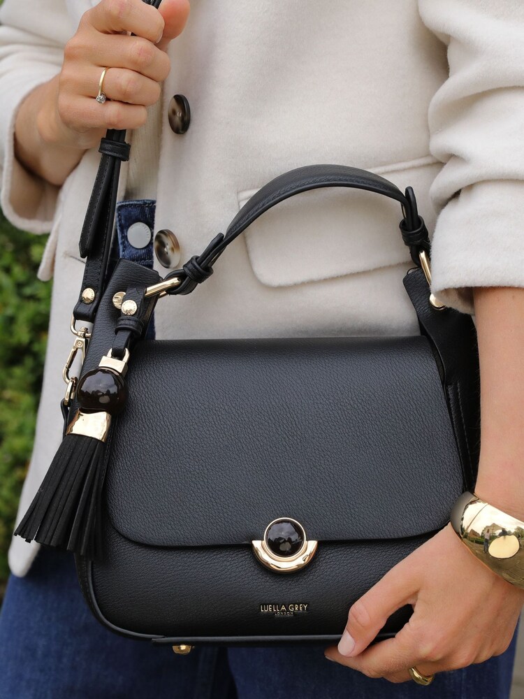 Qara - Luella Grey Diana Üst Dəstəkli Çarpaz Bədən Çantası - 8şəkildən 1 şəkil