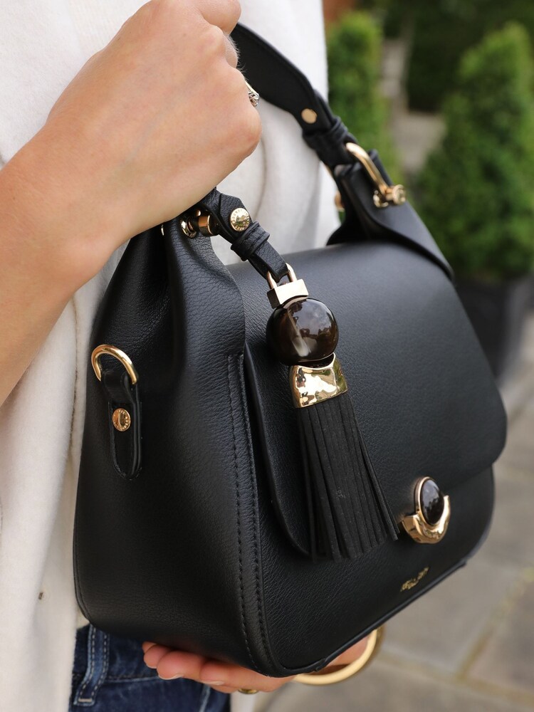 Qara - Luella Grey Diana Üst Dəstəkli Çarpaz Bədən Çantası - 8şəkildən 2 şəkil