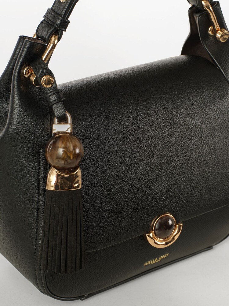 Qara - Luella Grey Diana Üst Dəstəkli Çarpaz Bədən Çantası - 8şəkildən 8 şəkil